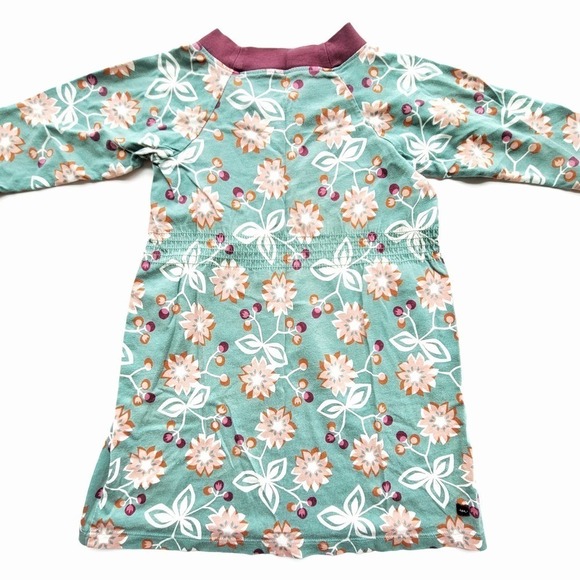 Tea Collection 5 Floral Cotton Dress Mulberry Fall - Picture 2 of 4